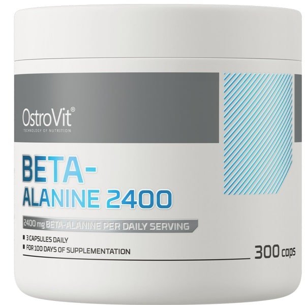 OstroVit - Beta-Alanine - 2400 mg - 300 Capsules - Alanine - Ideaal voor krachtsport, HIIT, crossfit en duursport - aminozuur Beta-Alanine - Supplement