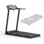 PH Fitness Loopband TR-800 - Opvouwbare Treadmill met Display - 12 Programma's - Bluetooth - 1.5PK Motor - Tot 12 km/u - Max. 130kg - Hometrainer voor Thuis - Veiligheidssleutel - Compact en Inklapbaar