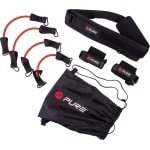 Pure2Improve - Weerstandstraining set - Inclusief 4 weerstandsbanden - Crossfit - Fitness