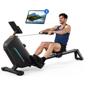 Roeitrainer Inklapbaar - Hometrainer - Roeimachine Fitness - Zwart