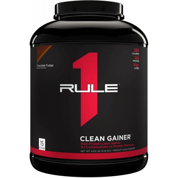 Rule1 R1 Clean Gainer (4,8lbs) Chocolate Fudge - Gewichtstoename - Zonder Creatine