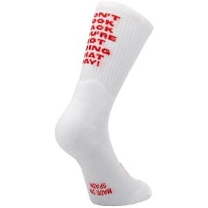 Sporcks Don't Look Back Sokken Wit EU 41-43 Crossfit sokken- fitness - Statement