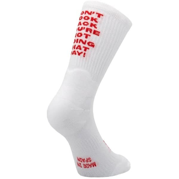 Sporcks Don't Look Back Sokken Wit EU 41-43 Crossfit sokken- fitness - Statement