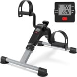 Stoelfiets met LCD Display - Opvouwbare Bureaufiets & Deskbike - Instelbare Weerstand - Hometrainer & Mobiliteitstrainer voor Thuis of Kantoor - Compact Fitnessapparaat voor Conditie, Revalidatie & Beweging