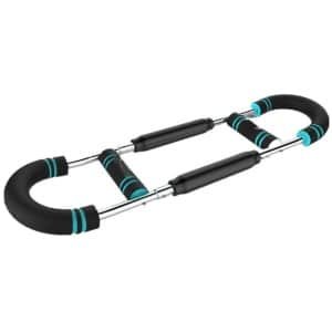 Tovbmup Armtrainer - Draagbare homegym - Armtrainer - Twister - Onderarmversterker - Borsttrainer - Geschikt voor armsculpting en krachttraining - Blauwzwart