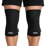 Trebin Kniebraces voor Fitness, CrossFit & Krachttraining - Kniebanden - 7mm - Neopreen - Anti-slip - 2 stuks - Zwart - Maat XL