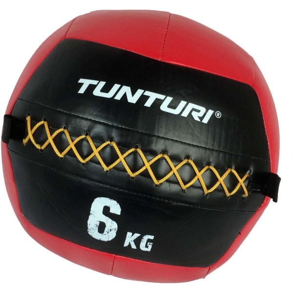Tunturi Wall Ball - Medicine ball - Crossfit ball - 6kg - Rood