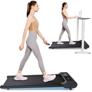 UREVO E3S Loopband met helling, stille 2,25 pk motor, led-display, afstandsbediening, snelheid 0,9-6,4 km/u, belastbaar tot 265lbs/120kg