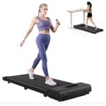 Varnox Loopband - Hardloopband - Wandelband - Fitnessband - Treadmill - Afstandsbediening - 10km/u - Verrijdbaar - LCD Display - Zwart