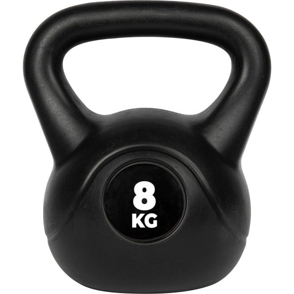 VirtuFit PVC Kettlebell - 8 kg - Handvat met Extra Grip - Anti-Slip Laag - Fitness Gewichten - Functioneel & Conditie Trainen - Krachttraining - Kettlebells