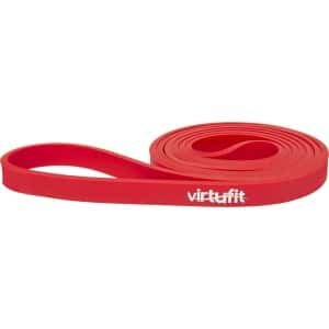 VirtuFit Resistance band - Weerstandsband Pro - Fitness Elastiek - Extra Licht (15 mm) - Rood - Full Body Workout - CrossFit - Thuis Sporten - Yoga & Fitness
