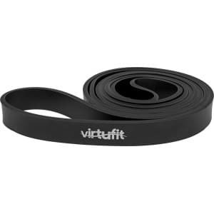 VirtuFit Resistance band - Weerstandsband Pro - Fitness Elastiek - Licht (22 mm) - Zwart - Full Body Workout - CrossFit - Thuis Sporten - Yoga & Fitness