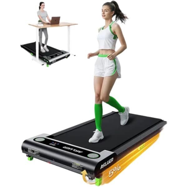 Walking Pad - Loopband - Wandelband - Fitnessapparaat - Compact - Verstelbare Helling - Stil Geluid