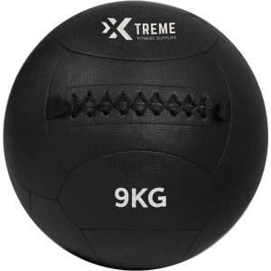 Xtreme Fitness Wall Ball 9kg - Gewicht bal - Medicine bal - Krachtbal - Trainingsbal - Crossfit - muurbal Krachttraining - Functional Training ball - Zwart