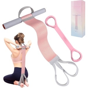 120LB stoffen weerstandsband met handvatten, antislip pedaaltrekweerstandsband voor krachttraining - verdikte stoffen fitnessweerstandsband, volledige lichaamsvorming, fysiotherapie
