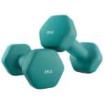 2 Set Dumbbells - Vrije gewichten - Krachttraining - Duurzaam gietijzer - 20 cm x 9 cm
