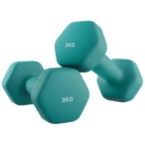 2 Set Dumbbells - Vrije gewichten - Krachttraining - Duurzaam gietijzer - 20 cm x 9 cm