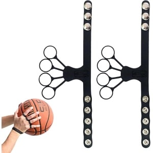 2 stuks siliconen vingergrip-krachttrainer voor basketbalschieters - Multifunctionele vijfvingerige behendigheidsversterker voor verbeterde schietnauwkeurigheid en -techniek