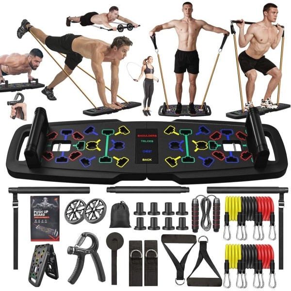 22-in-1 Fitnessapparatuur voor Thuis - Complete Set voor Krachttraining
