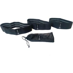 3-delige Weerstandsbanden Set - Hip Bands met Anti-Slip & Draagtas - Fitness, Yoga & Krachttraining - Healthy Sports