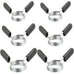 6 stuks halterstangklemmen - haltervergrendelingsclips - veerhalsklemmen - halterclips - halterklemmen - voor veel fitnessapparatuur - gewichtheffen - krachttraining - sportaccessoires enz.