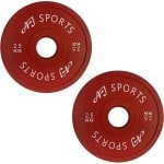 AJ-Sports Halterschijven Rubber 2.5 kg 2 stuks - halterschijf 50 mm - Gewichten set - Halters - Halterset - Halterstang - Halterbank - Fitness - Krachttraining