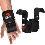 Antislip Gewichtheffen Haken met Neopreen Polsvulling voor Krachttraining