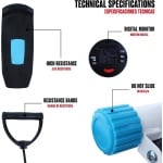 Beenklimmer stepper voor glutee- en cardio-training - ellipsmachine trainingsladder met verstelbare weerstand Mini stepper