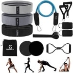 Booty band fitnessbanden set trainingsband fitnessband set fitnessbanden krachttraining trainingsbanden weerstandsbanden training sport rubberen band fitnessband elastische band fitnessbanden set