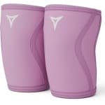 Breaking Limits Roze Knee Sleeves Powerlifting - Voor Fitness & Crossfit - Knie Brace - 7MM - Zwart - 2 Stuks - Maat (S)
