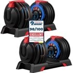 DH FitLife Verstelbare Dumbbells Set 24KG | 2 STUKS | 12-in-1 Variabele Gewichten | Adjustable Dumbells van 3 tot 24 kg | Krachttraining, Korte Halterset met Ruimtebesparende Halterschijven voor Thuistraining, Korte Halters Verstelbaar