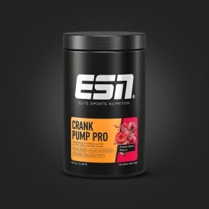 ESN Pro Series Crank Pump - Fresh Cherry - Pre-Workout Supplement met L-Citrulline, Arginine, Glycerol & Vitamines - Energie & Spierpomp - 450g