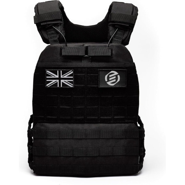 Equivera gewichtsvest - 10 kg Gewichtsvest - Ultra Duurzaam en Verstelbaar - Geschikt voor Crossfit, Krachttraining, Calisthenics en Thuisworkouts - Grijs