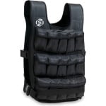 Equivera gewichtsvest - Gewichtsvest 20 kg - Verstelbaar - 30 Zandzakken - 2 Kliksluitingen - Fitnessvest - Multifunctioneel - Calisthenics - Hardlopen - Krachttraining - Extra Stevig - Zwart