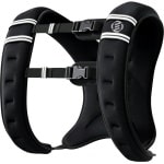 Equivera gewichtsvest - Gewichtsvest 8 kg - Verstelbaar voor Krachttraining - Unisex - Oxford Stof, Metaal Zand - Zwart - 40 x 35 cm