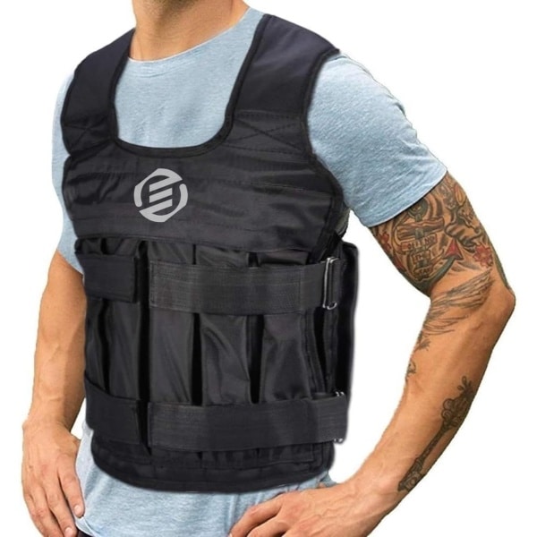 Equivera gewichtsvest - Gewichtsvest - Verstelbaar voor Krachttraining, Hardlopen, Gym, Training, Jas