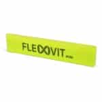 FLEXVIT Mini Band Geel Zeer Licht | Weerstandsbundel voor Krachttraining, Revalidatie & Fysiotherapie | 6 Weerstandsniveaus | Geschikt voor Thuisfitness en Sport
