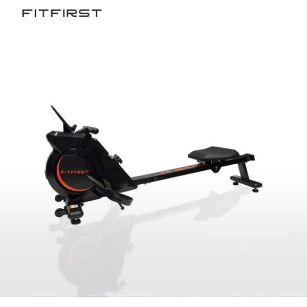 FitFirst Magnetische Roeitrainer | Roeimachine voor thuis | 8 weerstandsniveaus | Display & Tablethouder | Stil & Comfortabel | tot 150kg gebruikersgewicht