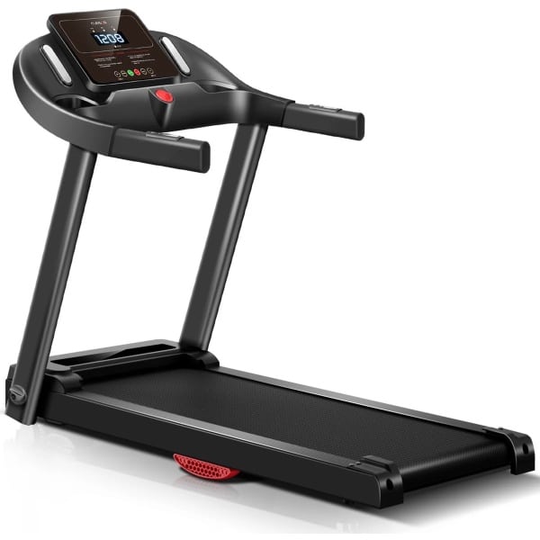 FitRunners Loopband Inklapbaar - met App & Hartslagfunctie - Verrijdbaar - Display met Trainingsinformatie - Telefoonhouder - Bluetooth - Hometrainer Fitness