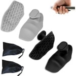 Fitness Krachttraining Grips - 4 Stuks - Ergonomische Fitness Grip - Gymhandschoe - Tegen Eeltvorming - Lift Straps - Krachttraining - Vingerloze Gewichthef Grips - Anti-Slip Palm Protectors - Voor Krachttraining En Gripverbetering