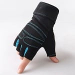 Fitness handschoenen zonder vingers maat L - sport handschoenen met polssteun voor heren & dames - krachttraining, dumbbell, fietsen, boksen, crossfit, haltertraining