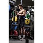 Gewichtheffingsriem V1 voor mannen en vrouwen - Gewichthefriem voor sportschool, bodybuilding, gewicht en CrossFit-training - Rugondersteuningsriem - Blauw XXL-Groot