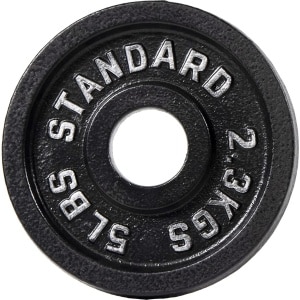 Gietijzeren gewichtsplaat voor krachttraining, gewichtheffen en crossfit, 1 inch of 2 inch, standaard of Olympisch