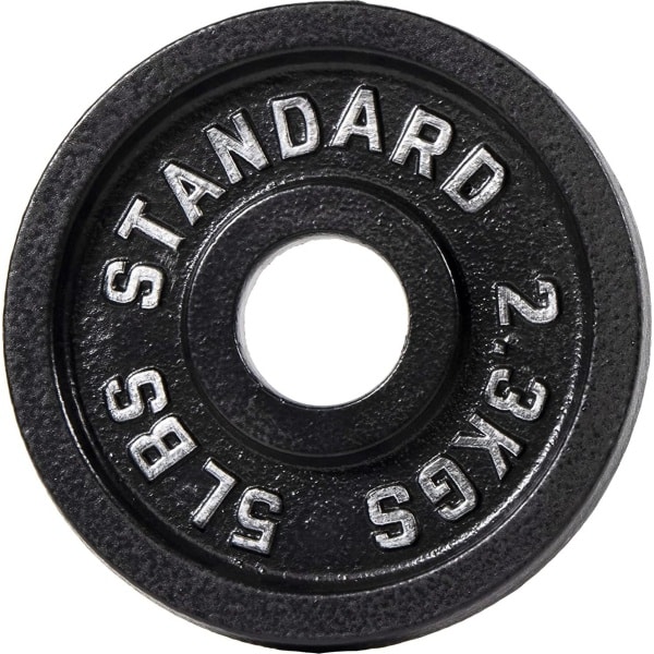 Gietijzeren gewichtsplaat voor krachttraining, gewichtheffen en crossfit, 1 inch of 2 inch, standaard of Olympisch