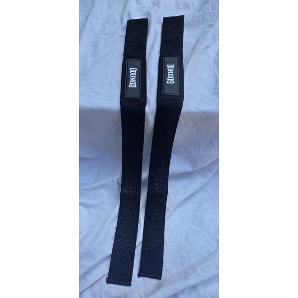 Gounod Lifting Straps - Fitness Trekhulpen - Polsbanden met Polssteun - Gewichtheffen, Crossfit, Krachttraining - Zwart