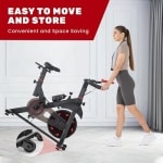 Gran VidaÂ® - Hometrainer - LCD Monitor - Anti-slip Pedalen - Verstelbaar Zadel & Stuur - Zwart/Rood