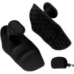 Gym Grips - Universeel - 1 paar - 9,5 × 4,5 × 3,5 cm - Antislip Gym Grip Pads - Pull-Up Grip Pads - Krachttraining - Grip Aid - Crosstraining Fitness Accessoire - Zwart