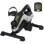 HOMCOM-Mini Hometrainer-53x44x34cm-Kunststof-Zwart