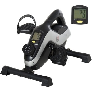HOMCOM-Mini Hometrainer-53x44x34cm-Kunststof-Zwart