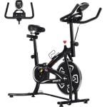 HOMCOM Spinning Hometrainer Staal 100x59x116cm Zwart